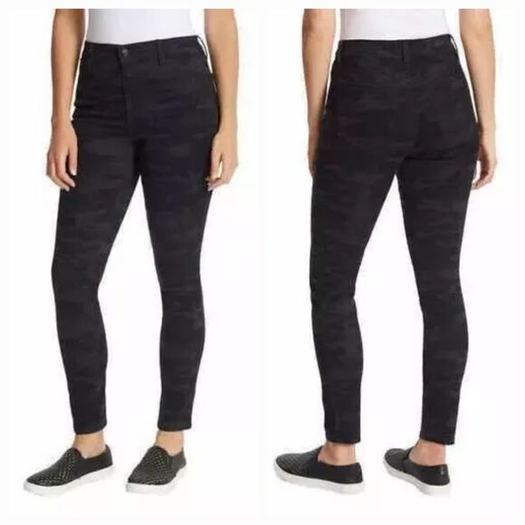 🔸️Social Standard Black Camouflage Slim Fit Skinny Ankle Jeans Size 14/32 - Picture 14 of 14